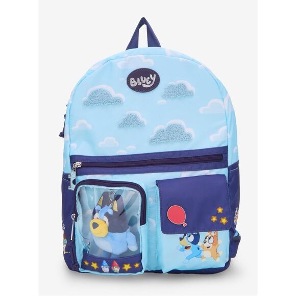 Bluey Scenic Backpack With Bluey Plush Charm - Picture 2 of 6